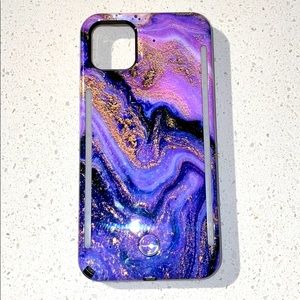 Lumee Purple Marble IPhone 11 Pro Max case